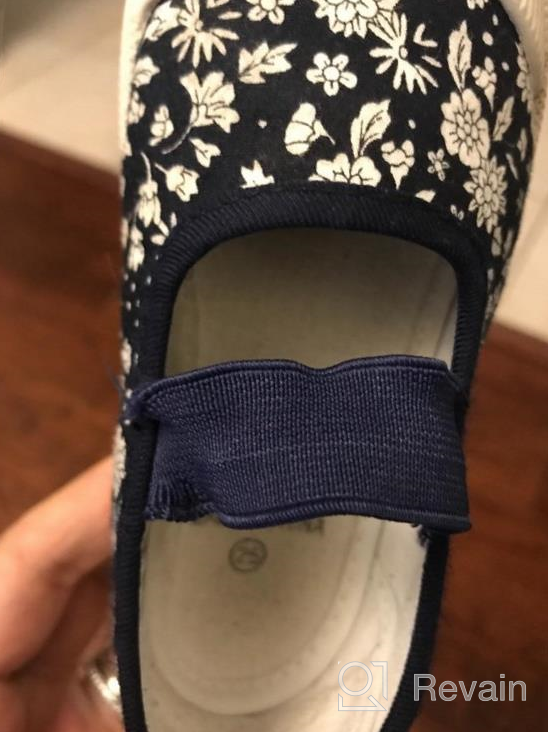 img 1 attached to 👟 RVROVIC Canvas Sneakers for Toddler Girls: Casual Shoes and Flats review by Roman Niko