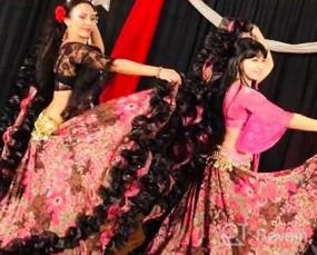 img 8 attached to Discover The Elegance Of Belly Dancing With ROYAL SMEELA Chiffon Skirts For Women