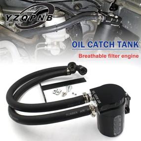 img 1 attached to Efficient Oil Catch Can for Ford F150 5.0L/2.7EB/3.5EB 2011-2021, Raptor 3.5L Ecoboost 2017-2021, Expedition 3.5L EcoBoost 2018-2021 - Passenger Side Tank with Sight Glass