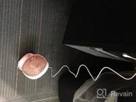 картинка 1 прикреплена к отзыву Маленький настольный вентилятор TekHome: тихий переносной мини-вентилятор с USB для дома и спальни, 4 дюйма, белый. от Jamal Sandridge