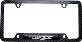 img 2 attached to Прочная крышка рамки номерного знака T-Rex TRX - идеально подходит для RAM 1500 TRX | Шенвинфи