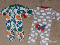 img 1 attached to Cuddle Up Your Little One With Trendy Cotton Footed Pajamas - Perfect For Boys And Girls! review by Mark Young