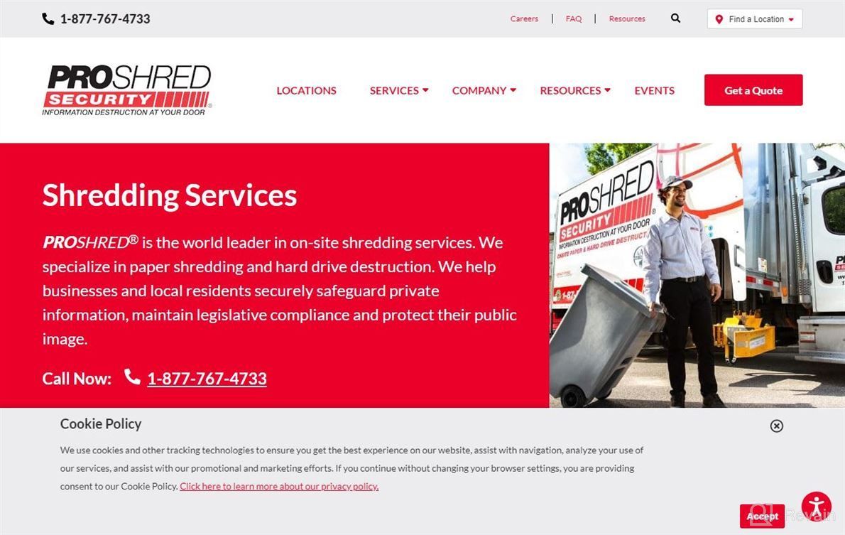 img 1 attached to Professional Shredding Corporation review by Trey Michaels