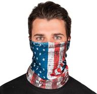 🌞 s a - 1 uv face shield multi-purpose neck gaiter, balaclava, elastic face mask for men & women logo