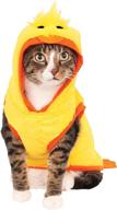 🦆 duck hoodie pet costume by rubie's costume co: quack-tastic attire for your furry friend логотип