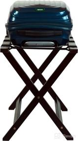 img 2 attached to 🧳 Convenient and Sturdy 30&quot; Extra-Wide Luggage Rack for Casual Home