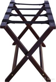 img 1 attached to 🧳 Convenient and Sturdy 30&quot; Extra-Wide Luggage Rack for Casual Home