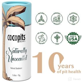 img 3 attached to 🥥 CocoPits Natural Deodorant: Free of Aluminum, Parabens, and Sulfates for Effective Personal Care