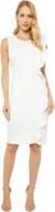 👗 chic sleeveless sheath dresses for women by calvin klein logo