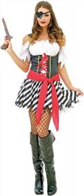 img 4 attached to Rule The Seas With The Perilous Pirate Women'S Caribbean Buccaneer Captain Halloween Costume