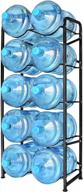 organize your bottled water supply with ationgle's 5 tier heavy-duty holder for 10 bottles logo