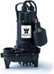 1/2 hp waterace wa50csw sump pump - durable black design logo