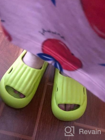 img 1 attached to 👟 Breathable Boys' Sandals with Anti-Slip, Non-Collision Slippers Technology review by Aries Reed