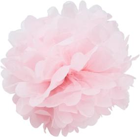 img 3 attached to Pink Tissue Paper Flower Pom Poms 10", 12", 16" - Set Of 16 For Wedding Decor, Halloween, Birthday Party Table Wall Decorations - WYZworks