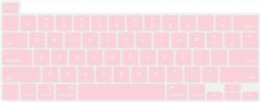 img 4 attached to Protect Your MacBook Keyboard With Se7Enline Cover - Compatible With MacBook Pro 16 Inch & 13 Inch A2141/A2289/M1 M2 A2338/A2251 - Rose Quartz