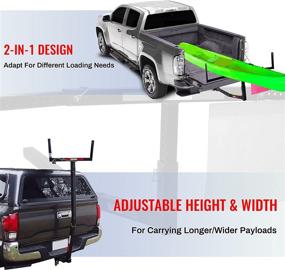 img 1 attached to ECOTRIC Truck Bed Extender: Ultimate Rack 🚚 for Pickup Trucks & SUVs with 750lbs Load Capacity