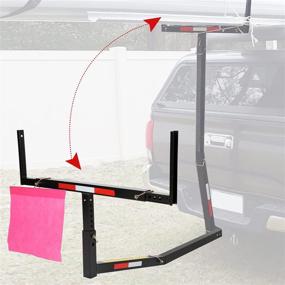 img 4 attached to ECOTRIC Truck Bed Extender: Ultimate Rack 🚚 for Pickup Trucks & SUVs with 750lbs Load Capacity