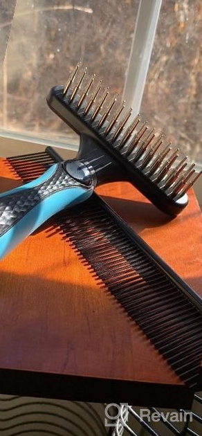 img 1 attached to 2-In-1 Pet Grooming Tools - Dog Rake For Tangle And Knot Removal, Cat Comb For Loose Undercoat - Ideal For Long And Short Hair Breeds review by Jim Plump