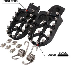 img 2 attached to AnXin Motorcycle Pedal Footpegs Footrests