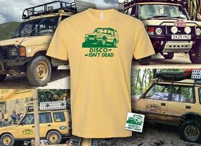 img 1 attached to Revive the Disco Vibe: Luso Disco Isn't Dead 4x4 T-Shirt & Sticker for Offroad Lovers