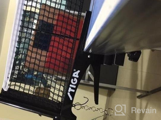 img 1 attached to STIGA Premium Clipper 72” Regulation Table Tennis Net And Post Set With Easy Setup, Spring Clip Activation, Black & White review by Zachary Ester
