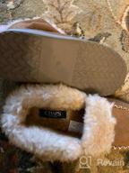 img 1 attached to Nonslip Boys' Outdoor Chaps Moccasin Slipper Shoes review by Rocco Guale