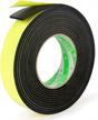 multipurpose foam insulation tape adhesive for sealing, weatherstripping, and waterproofing - 66ft (2 rolls) logo