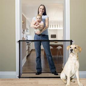 img 4 attached to Queenii Portable Folding Install Anywhere Dogs for Doors, Gates & Ramps