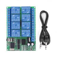 8ch dtmf relay phone voice signal decoder module, ad22a08 dc 12v remote controller switch logo