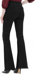 img 3 attached to Upgrade Your Wardrobe With Anna-Kaci Women'S Classic Flared Jeans With A Distressed Twist