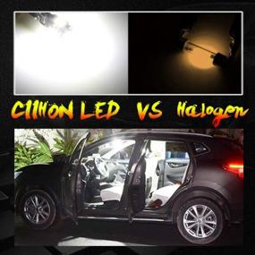 img 1 attached to Модернизированные светодиодные лампы CIIHON T10: 600LM 6000K White, суперяркие для внутреннего освещения вашего автомобиля
