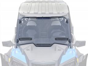 img 3 attached to SAUTVS Clear Hard Coat Vented Windshield For Polaris RZR XP 1000 XP4 - Durable Dustproof Full Windshield For Polaris RZR XP Accessories 2019-2021 (1 Piece)
