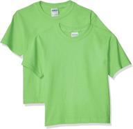 gildan cotton t shirt 2 pack medium boys' clothing : tops, tees & shirts logo