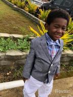 img 1 attached to 👔 Nautica Little Boys Dress Jacket: 4 Piece Clothing Set for Suits & Sport Coats - Stylish & High-Quality review by Jeff Vasquez