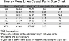img 1 attached to Men'S Casual Beach Linen Pants Summer Jean Jacket