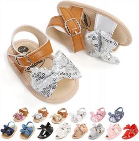 img 4 attached to Comfortable And Stylish Baby Sandals For Summer Adventures