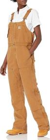 img 3 attached to 👩 Carhartt Weathered Wildwood Overalls Regular - Women's Clothing: Premium Jumpsuits, Rompers & Overalls