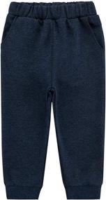 img 3 attached to 🩲 Stay Dry and Stylish with UNACOO Moisture Wicking Cropped Pants for Boys with Convenient Pockets