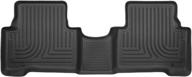 🚗 husky liners weatherbeater series 2nd seat floor liner - black for 2013-2018 hyundai santa fe sport 2.0t/base - 14851: high-quality protection for your vehicle logo