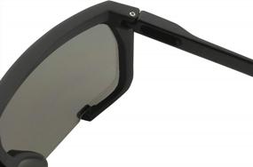 img 2 attached to ShadyVEU Retro 80'S Flat Top Super Shield Colorful Mirrored Lens Oversized Sunglasses Frame