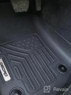 img 1 attached to OEDRO All-Weather Floor Liners Compatible With 2018-2023 Jeep Wrangler JL Unlimited 4-Door - Unique Black TPE Guard Mats review by Eddie Man