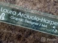 img 1 attached to Custom Engraved Desk Name Plate - Glassy Acrylic Material, 2X8 Inches, Perfect For Personalization In Professional Settings review by Rick Vidaurri