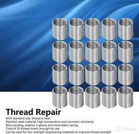 img 3 attached to Helicoil Sleeves Stainless Sheaths Different Tools & Equipment for Thread Repair Kits