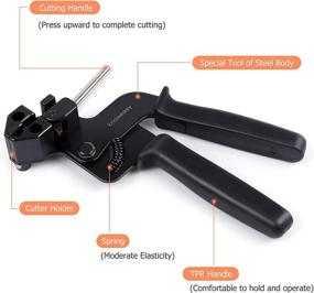 img 2 attached to 🔧 Knoweasy Stainless Steel Cable Tie Gun: the Ultimate Tool for Effective Cable Tying