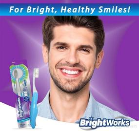 img 3 attached to BrightWorks Folding Toothbrush Portable Bristles
