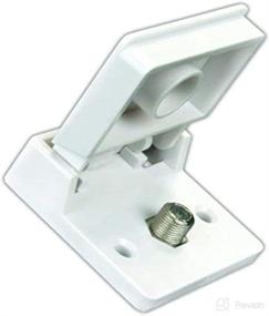 img 1 attached to 📺 JR Products 47755 Exterior TV Jack (4): Enhancing Outdoor Entertainment with Versatile Connectivity