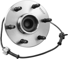 img 1 attached to 🔧 High-Performance Wheel Bearing Hub Assembly Set for Chevy GMC RWD | 515054X2 - ABS Compatible | 6 Lug - Set of 2