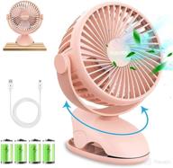 💨 versatile 10000mah rechargeable fan with strong airflow and clip-on design - perfect for office, camping, and gym! логотип