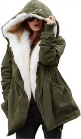 img 4 attached to Stay Cozy And Stylish With Roiii Women'S Winter Parka Jacket In Plus Size