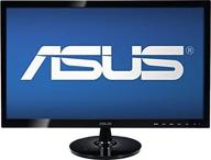 asus widescreen flat panel monitor black 20", 1600x900, wide screen, logo